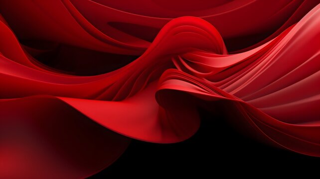 3d background object red element shape background red design illustration