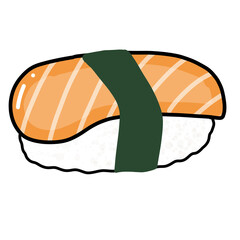 sushi with salmon