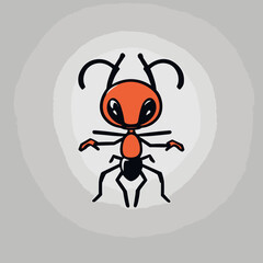 spider, insect, animal, vector, cartoon, illustration