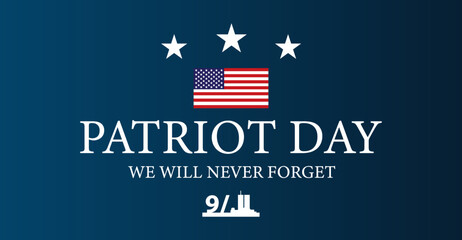 Fototapeta na wymiar Patriot Day USA, 911