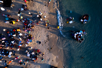 Tam Tien Fish market, Quang Nam province, Vietnam