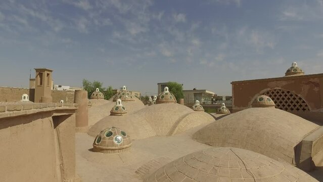 Sultan Amir ahmad bathhouse terrace Kashan Iran