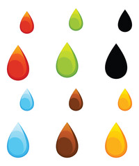 Water and juice splash liquide. Vector Illustration. A water drop, momentary disruption in calmness of pond Fresh juice splashed, playful exhibit of refreshing beverage A drop shape, beautiful echo