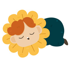 Baby boy kid cute kawaii happy smile sunflower autumn, spring