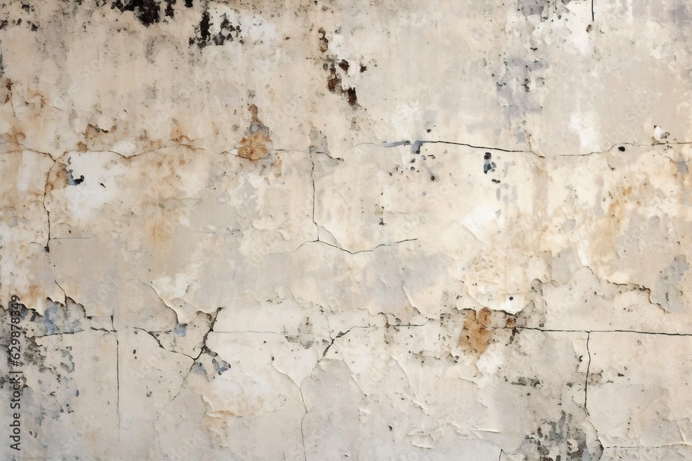Poster Generative AI : Cement wall background. Texture placed over an object to create a grunge effect for your design.