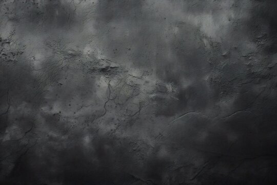 Generative AI : Natural black slate stone background pattern with high resolution. Top view. Copy space.