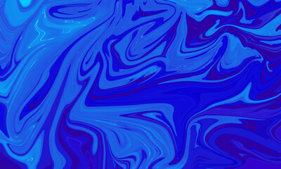 blue liquid oil color painting artistic abstract background
