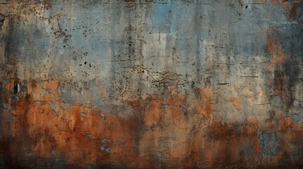 grunge background with rusty texture. ai generative art.