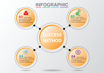 Infographic design template.