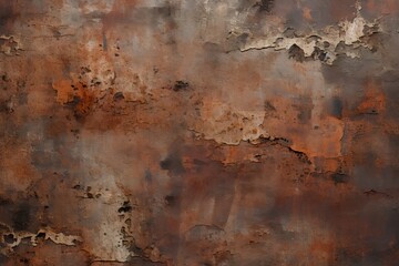 Obraz premium Rusty metal texture background. ai generative art