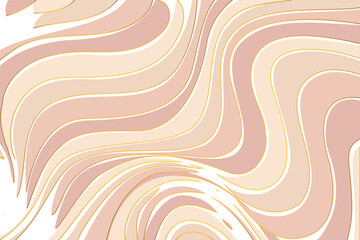 Fototapeta na wymiar Abstract wavy background for banner design. Retro wavy pattern in metallic rose gold and gradient line. Modern wave retro abstract design. Vector illustration, for card,invitation,beauty,