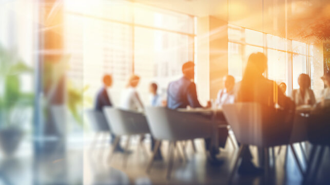 Business people meeting at table - blurred banner / background image.



Generative AI