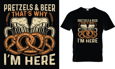 Oktoberfest german gifts t shirt design template