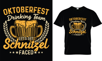Oktoberfest german gifts t shirt design template