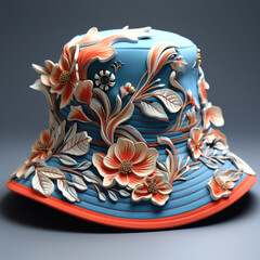 bucket hat style design concept . generative ai