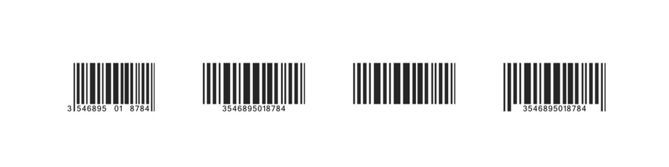 Bar code. Barcode realistic icon. Vector Bar Code. Barcode