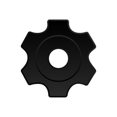 Cogwheel flat machine gear icon