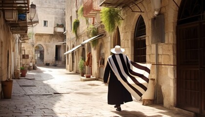Mea Shearim neighbourhood in Jerusalem, Israel