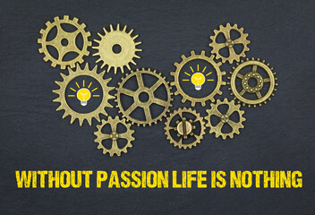 Without passion life is nothing	
