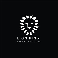 V Letter Tree Icon Logo Vector Illustration.