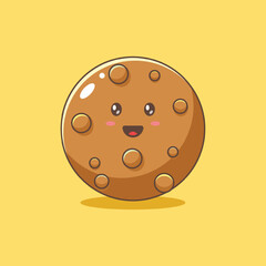 Cookies cartoon style icon illustration