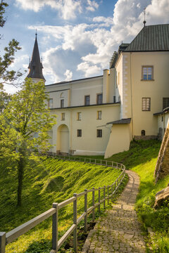 Frydecki Castle in Frydek Mistek town, Czech Republic.