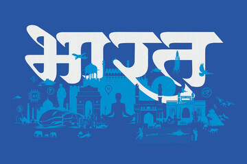 Indian cultures, India, Independence day poster, 
banner, wallpaper, theme, background, social media post in Hindi, Marathi for 15 august & 26 January, Republic day celebration