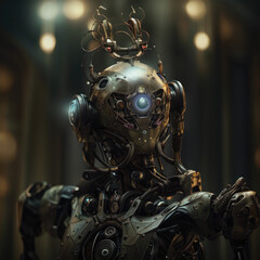 Fototapeta premium Old style robot