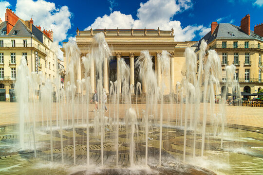 Nantes, France. June 10, 2023. The Graslin Theatre Is An Opera House Built In The 18th Century By The Architect Mathurin Crucy