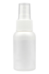 atomizer, atomizer, foam, spray, dispenser, empty container for cosmetics, medicine, food, in a place for an inscription