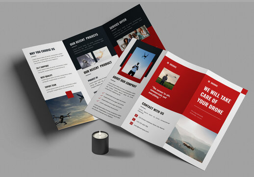 Drone Service Trifold Brochure