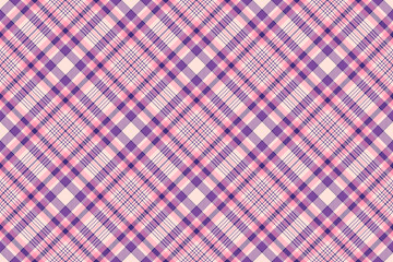 Pattern seamless texture of plaid check fabric with a textile background tartan vector.