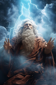 The almighty ancient Greek god Zeus
