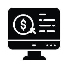 Grab this trendy accounting software icon design in editable style