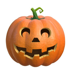 Halloween Pumpkin Jack O Lantern 3d rendering