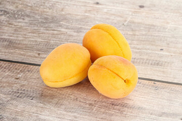 Ripe sweet juicy apricot heap