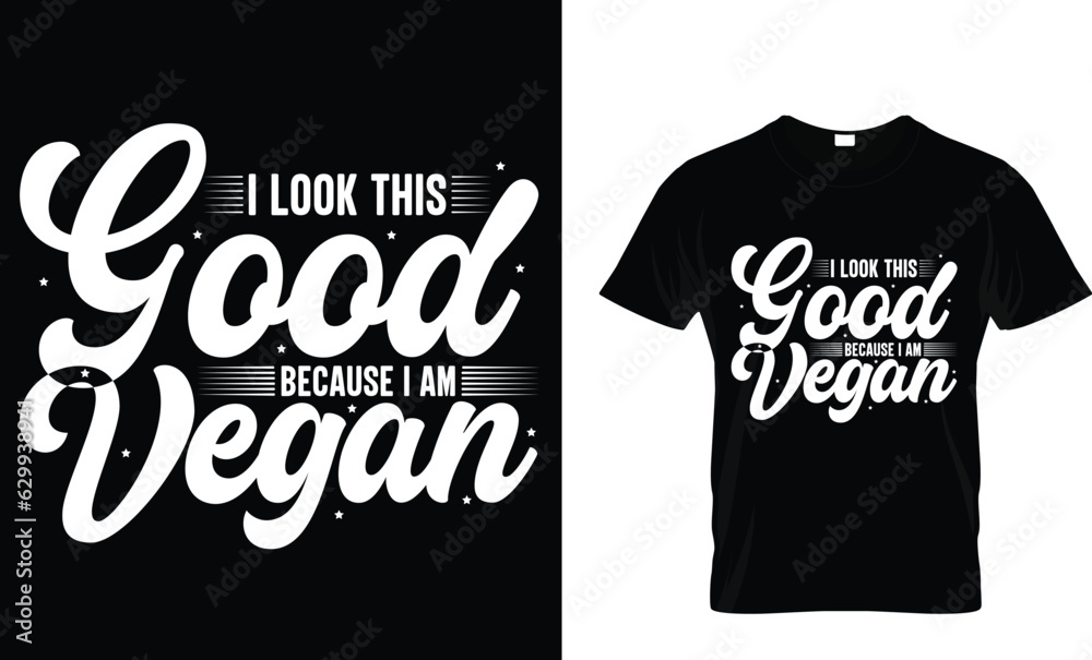 Poster hello i am a... vegan t shirt design