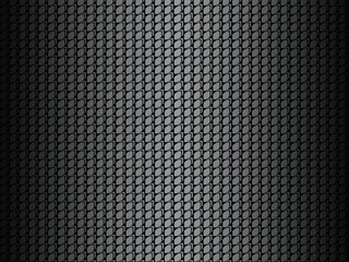 Black metal texture steel background. Perforated metal sheet.