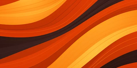 Zelfklevend Fotobehang orange and black wavy background images,HD I phone wallpaper © Ayesha