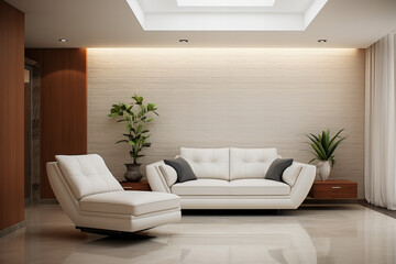 Stylish modern Interior Design Background. Generative Ai