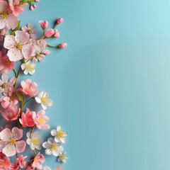 floral background loral and leaf card. For banners, posters, invitations, etc.