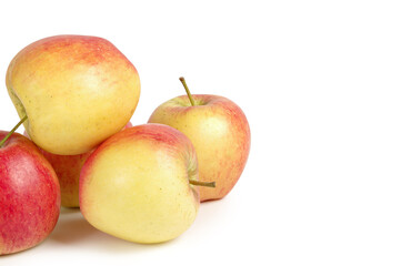 apples isolated on a white background