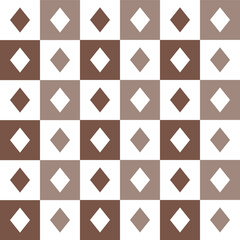 Brown diamond pattern. diamond seamless pattern vector. diamond pattern. Decorative elements, floor tiles, wall tiles, bathroom tiles, swimming pool tiles.