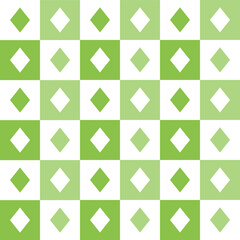 Fototapeta premium Light green diamond pattern. diamond seamless pattern vector. diamond pattern. Decorative elements, floor tiles, wall tiles, bathroom tiles, swimming pool tiles.