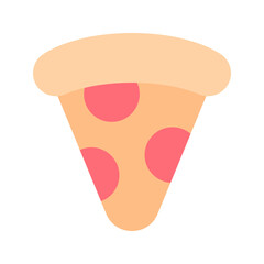 pizza slice flat icon