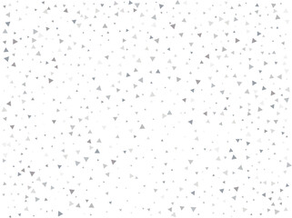 Festive Silver Triangular Confetti