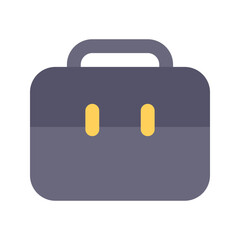 briefcase flat icon