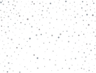 Luxury Silver Square Confetti