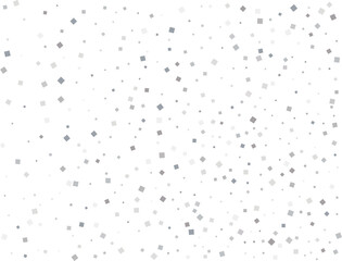 Luxury Silver Square Confetti