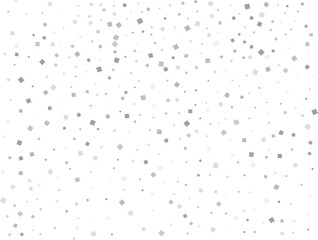 Luxury Silver Square Confetti